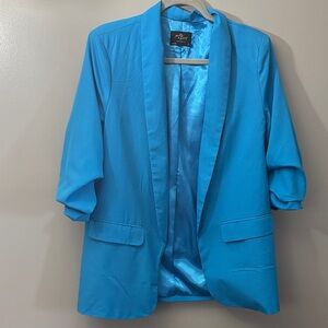 Ashley Stewart Vibrant Blue Women's Blazer